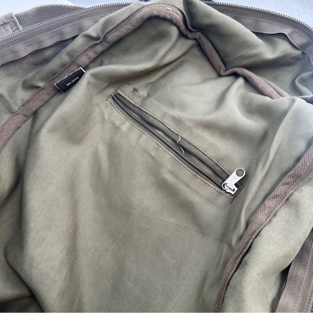 Rothco Vintage Canvas Flight Bag ‎ Olive Cotton Backpack - Picture 10 of 13